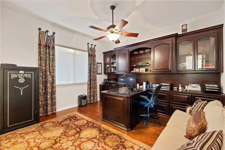 Bedroom 4, currently used as an office, has a private bathroom