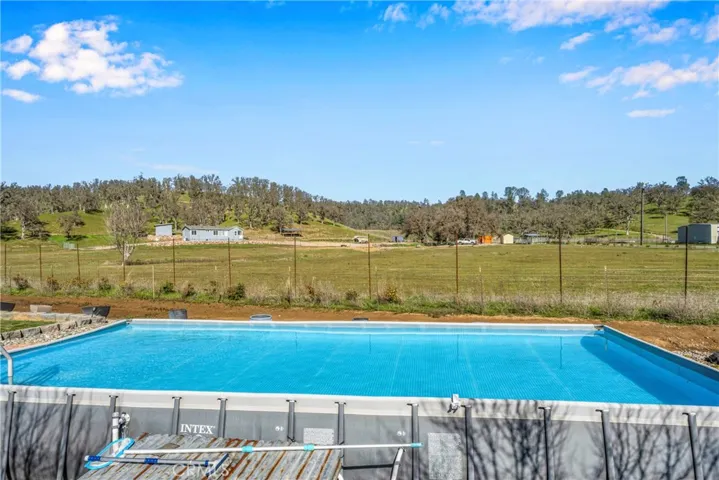 Beautiful setup with above ground pool