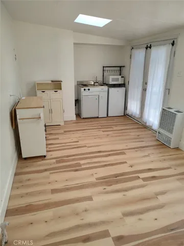 Studio behind front unit.