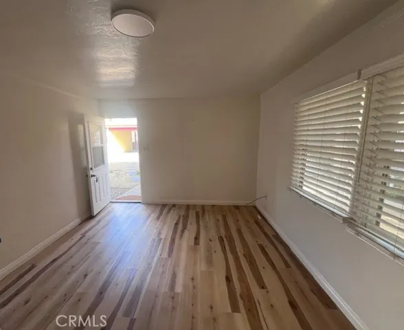 Downstairs back unit.