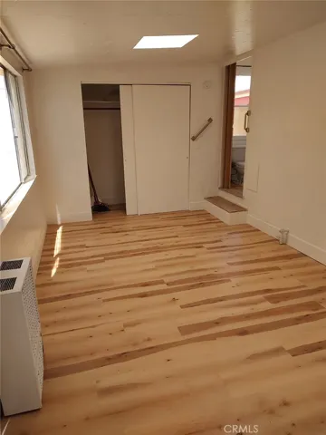 Studio behind front unit.