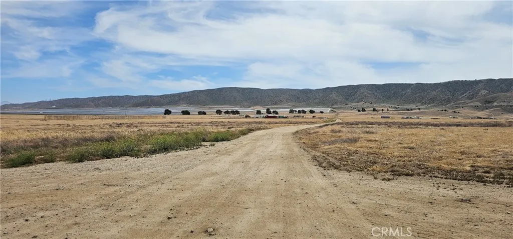 Facing south from property