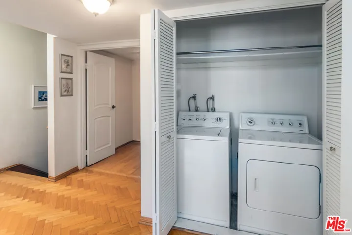 laundry upstairs
