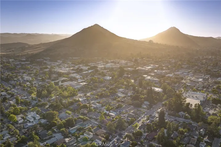 Neighborhood aerial view