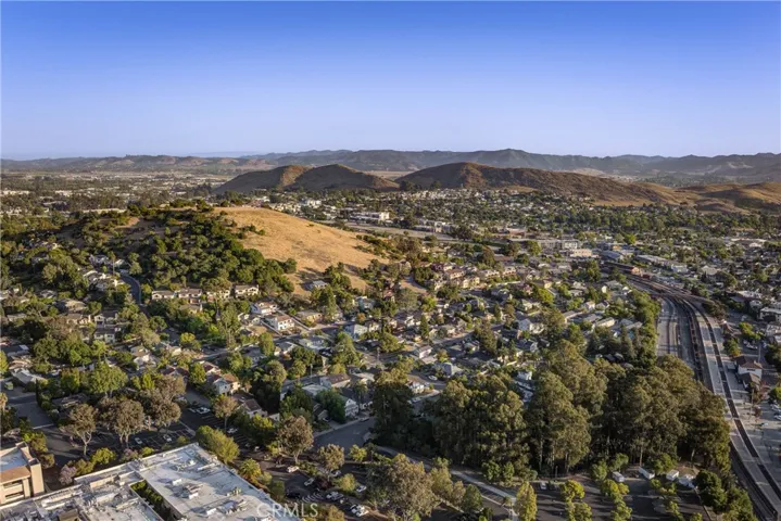 Neighborhood aerial view