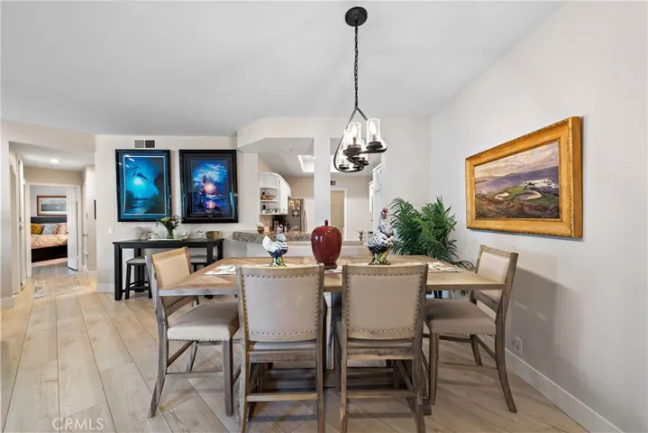 Enjoy an airy open-concept layout that effortlessly connects the living room and dining area.
