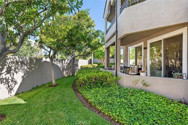 The surrounding greenery adds a touch of privacy, making it an ideal spot for quiet moments or intimate gatherings.