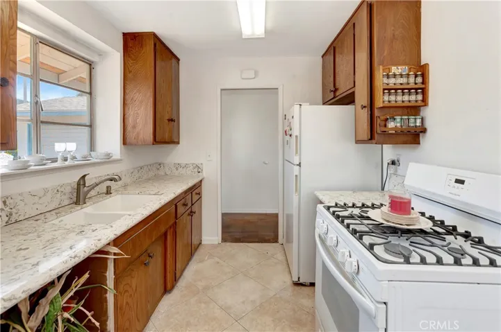 Kitchen from side door