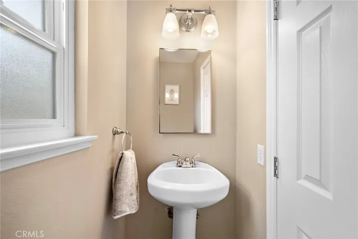 half bath off laundry room