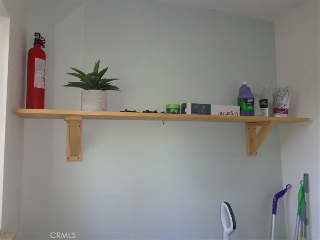 Laundry room shelf