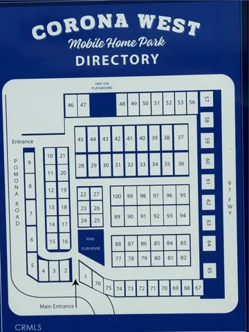Mobile Home Park Map