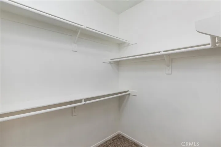 Primary suite - walk-in closet.