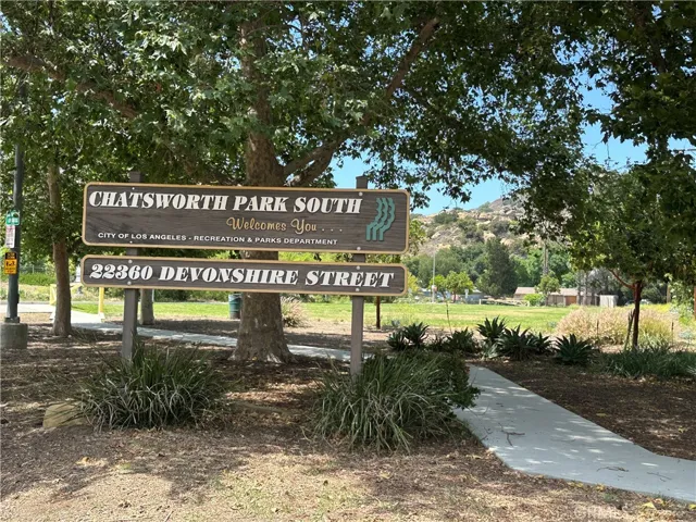 Nearby public park grounds