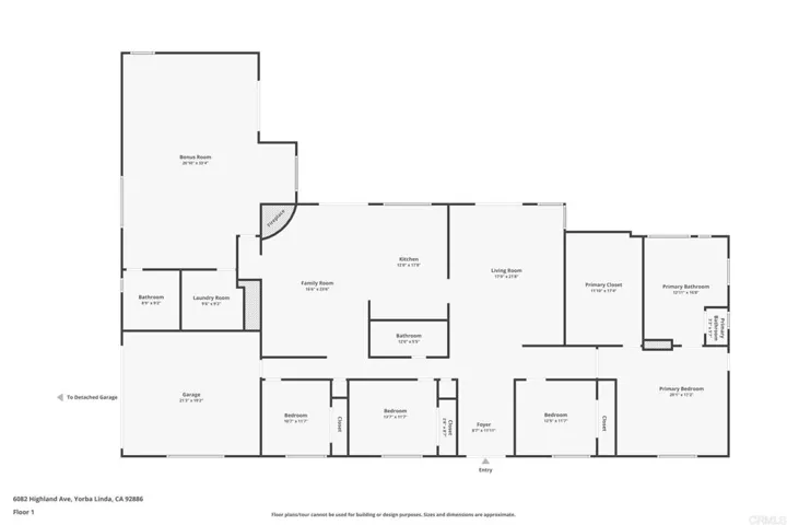 6082 Highland Avenue, Yorba Linda, California 92886