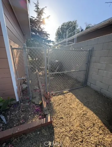 Side back yard