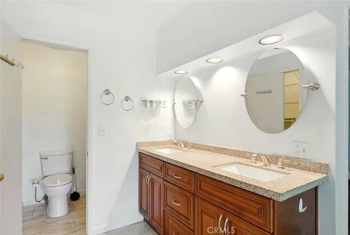 Primary bathroom with 2 sinks
