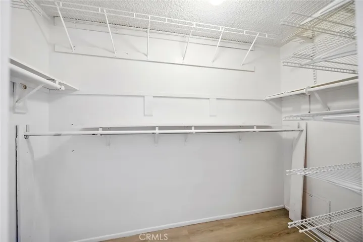 Large walk in closet
