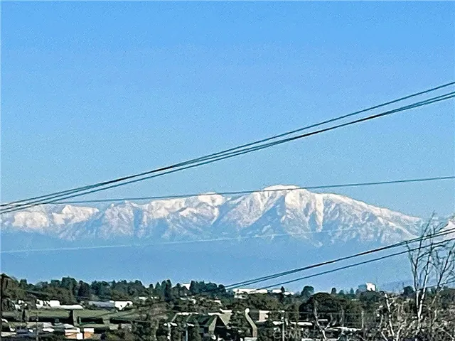 View on a clear winter day