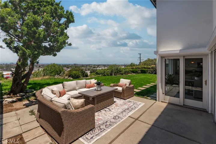 Rear patio