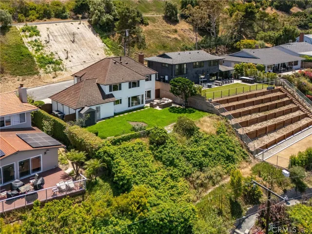 terraced yard