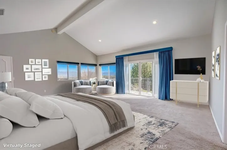 Primary bedroom with a view!