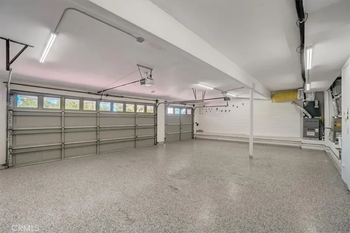 Finished 3 Car Garage