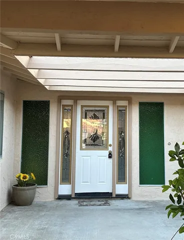 Front door inside private entrance