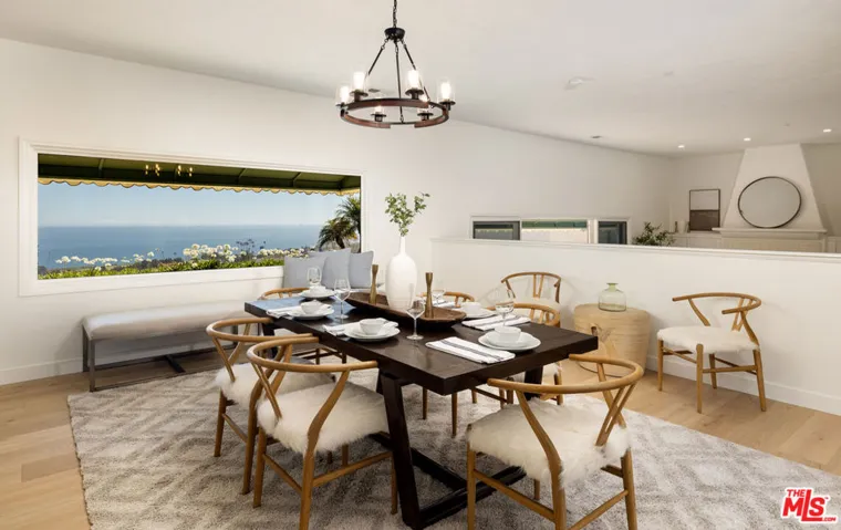 Formal Dining Room with views