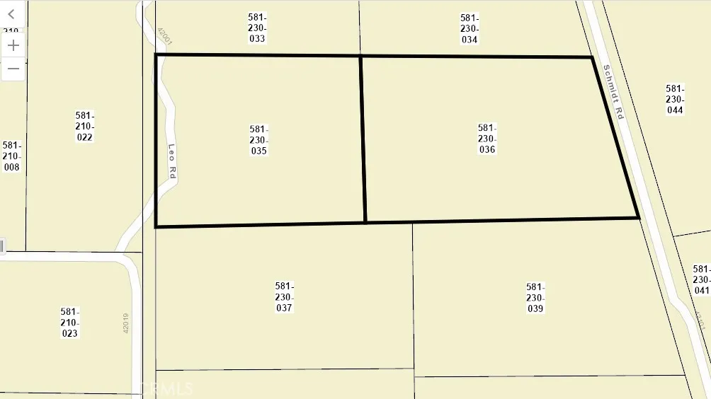 PIQ is to the left of the property marker