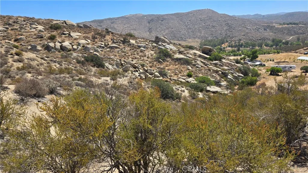 Looking east