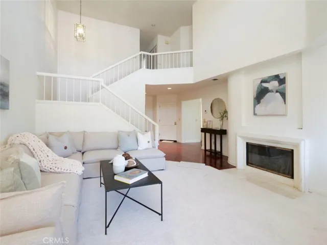 Living Room with Fireplace