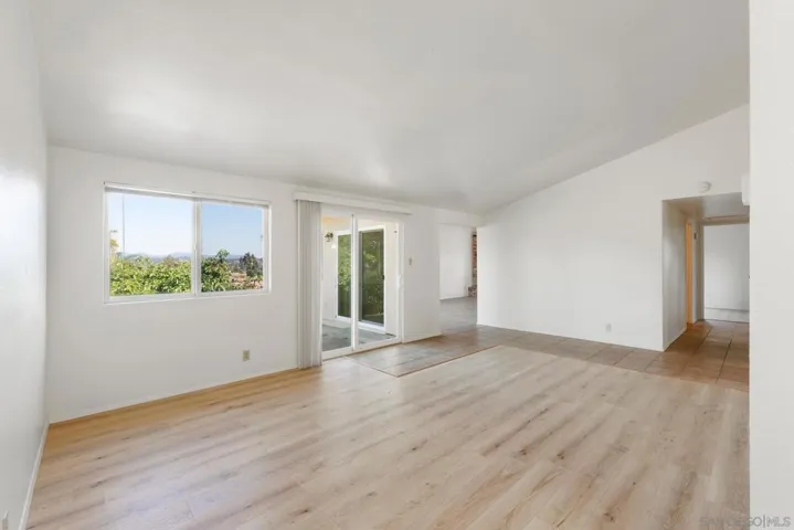 With Sliding door to Patio Deck