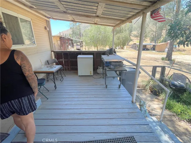 Front porch Back house