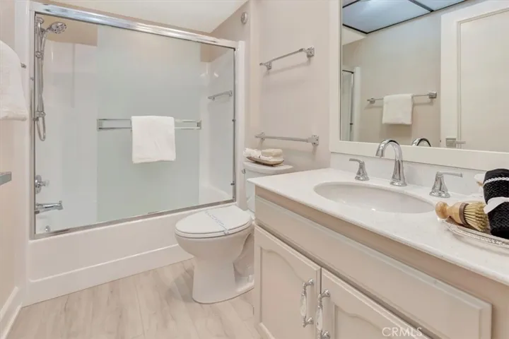 Refreshed bathroom! New toilet
