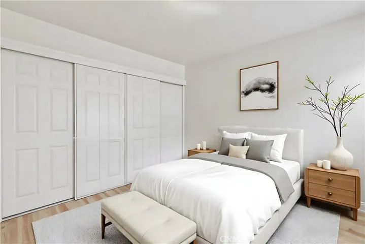 Primary bedroom with plenty of closet space