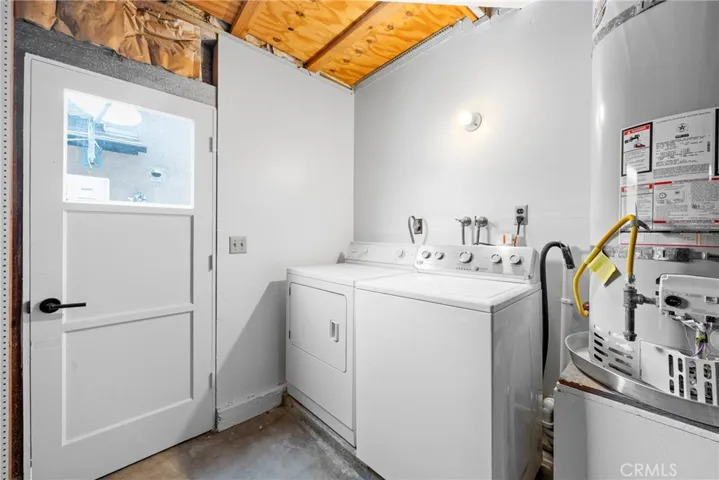 Enjoy Washer and Dryer Hookups!