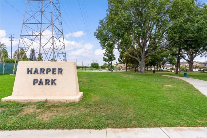 Harper park is just steps away!