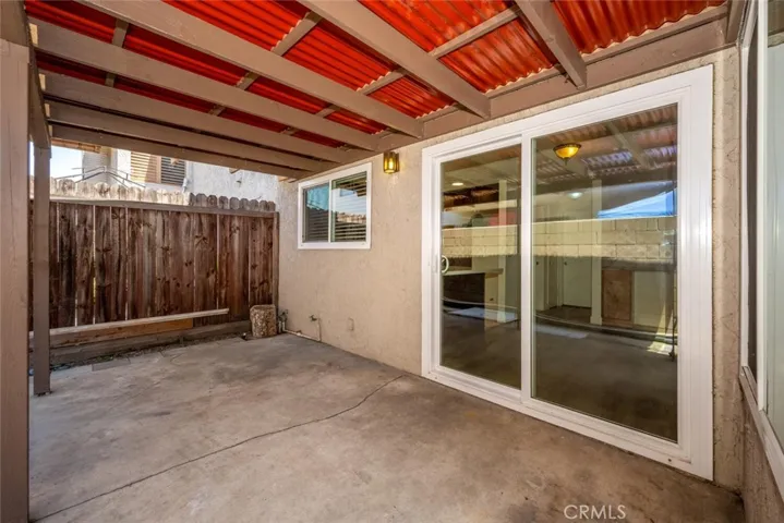 Back patio.