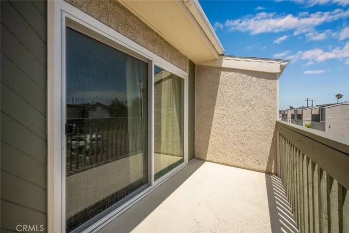 Balcony off master bedroom.