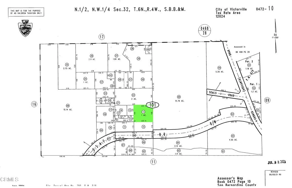 Rancho Road Parcel Map Lot 13