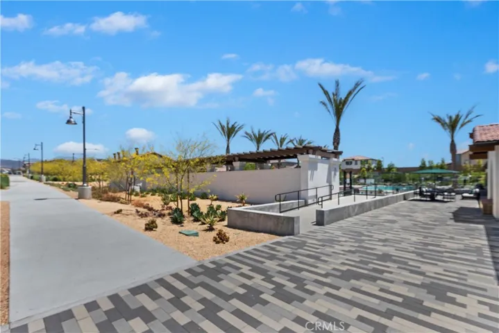 Walkway and Pool Area