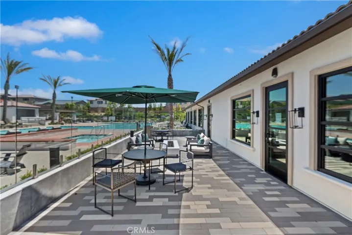 Poolside Patio Area
