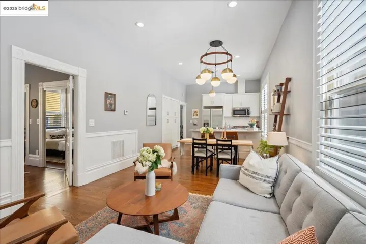 Living Room Kitchen View