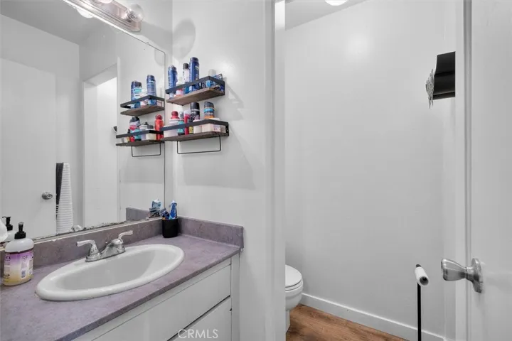 Unit C: Bathroom and separate toilet room
