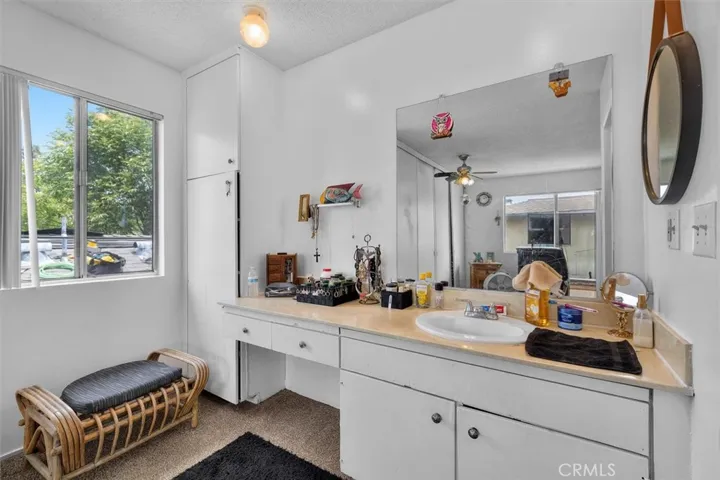 Unit B: Vanity in bedroom