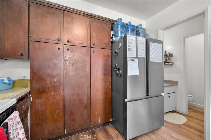 Unit C: Kitchen with ceiling to floor cabinet space