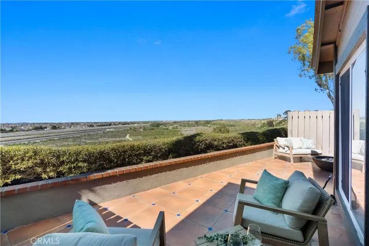 Large Back Patio with an Amazing View