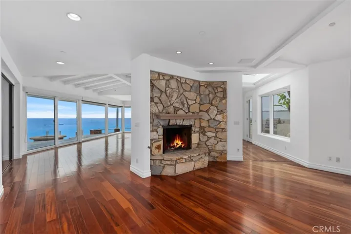 Immediate ocean views as you enter one of the two living room areas.