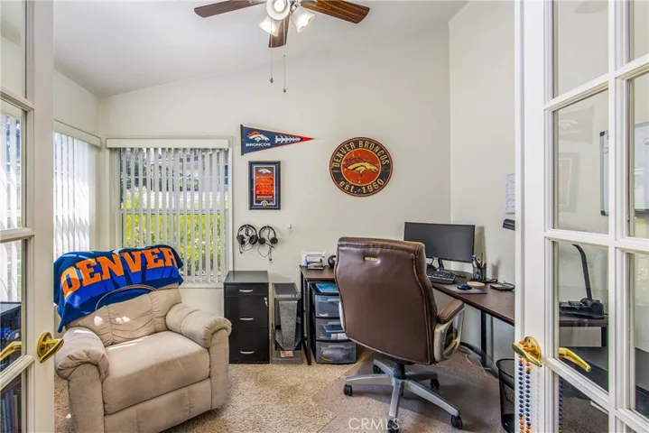 Office off of master bedroom