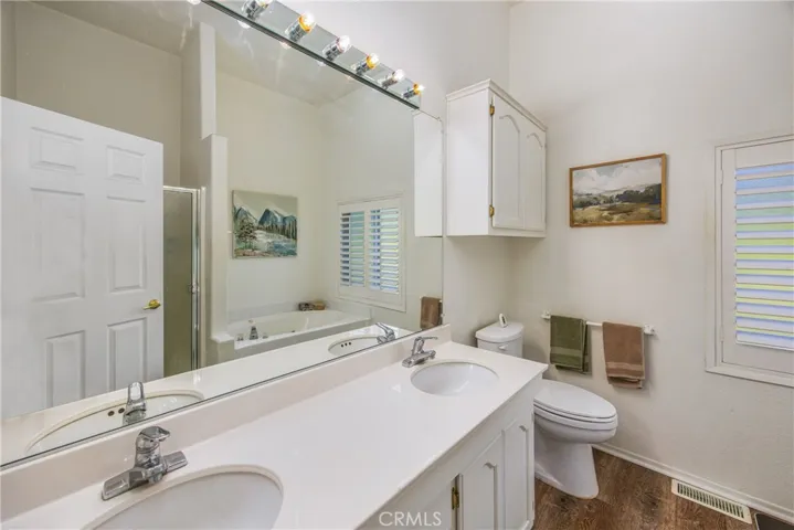 Master bath vanity